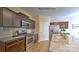 Updated kitchen featuring granite countertops, stainless steel appliances, and modern cabinetry at 141 Way Cross Ln, Troutman, NC 28166