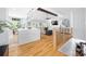 Open-concept living space featuring a modern kitchen and comfortable living area at 184 Quiet Cove Rd, Mooresville, NC 28117