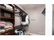 Organized walk-in closet with shelving, hanging racks, and ample storage space at 19523 Sunnypoint Ct, Cornelius, NC 28031