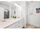 Bright bathroom features double sinks, a stand-up shower, and ample counter space at 1994 Hollybrook Ln # 17, Lancaster, SC 29720