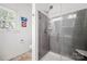 Modern bathroom featuring a sleek glass shower with gray tile and updated fixtures at 1994 Hollybrook Ln # 17, Lancaster, SC 29720