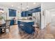 Stunning kitchen featuring an island with seating, stainless steel appliances, and ample storage at 1994 Hollybrook Ln # 17, Lancaster, SC 29720