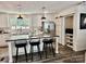 Bright, modern kitchen featuring a center island and stainless steel appliances at 2025 Kisatchie Dr, Hickory Grove, SC 29717