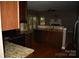 Kitchen with granite countertops and stainless steel appliances in an open space concept home at 2608 Yarrow Rd, Charlotte, NC 28213