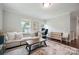 Comfortable living room with hardwood floors and a cozy sitting area with lots of light at 2637 Springway Dr, Charlotte, NC 28205