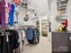 Spacious walk-in closet with ample shelving and clothing racks at 3068 Streamhaven Dr, Lancaster, SC 29707