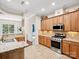 Modern kitchen with granite countertops, stainless steel appliances, and tiled backsplash at 3068 Streamhaven Dr, Lancaster, SC 29707