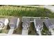 Aerial view of homes in a new development at 316 Gaines Rd, Clover, SC 29710