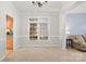Dining room with large window and view into kitchen at 3340 Blue Jay Pass, Fort Mill, SC 29708