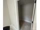 An empty closet with paint-ready walls offers storage potential at 4021 Grommet Ct, Matthews, NC 28105