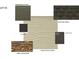 Exterior design elements showcasing siding, shutters, stone accents, and roofing material at 4025 Grommet Ct, Matthews, NC 28105