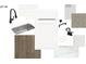 A collage of samples including a cabinet, carpet, faucet, countertop and flooring at 4029 Grommet Ct, Matthews, NC 28105