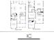 Detailed floor plan showcasing the layout of a two-story home with labeled rooms and dimensions at 4033 Grommet Ct # 7, Matthews, NC 28105