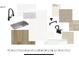 Selection of interior design elements including flooring, tiles, and fixtures in a contemporary style at 4033 Grommet Ct, Matthews, NC 28105