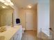 Bathroom featuring a bathtub and vanity at 4618 Dallas High Shoals Hwy, Dallas, NC 28034