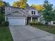 Charming two-story home boasts manicured lawn and attached two-car garage at 5031 Burnwald Ct, Fort Mill, SC 29715