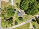 An aerial perspective captures the property's layout amidst a lush, green neighborhood at 733 Osteen Rd, York, SC 29745