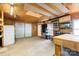 Spacious garage with storage racks and garage door at 733 Osteen Rd, York, SC 29745