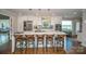 Spacious eat-in kitchen features an expansive island and stainless steel appliances at 8005 Island View Ct, Denver, NC 28037