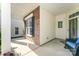 Inviting porch with brick detailing and seating, offering a relaxing outdoor space at 8033 Pawleys Ct, Fort Mill, SC 29707