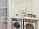 Well-appointed laundry room featuring modern appliances, ample counter space, and a storage area at 8108 Farm Crossing Ln # 26, Huntersville, NC 28078