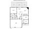 First floor layout featuring a primary bedroom, open kitchen, breakfast and great rooms, alongside a two-car garage at 109 Meadow Stream Dr, Mount Holly, NC 28120