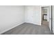 Bedroom view showing plush carpeting with an open doorway to the laundry room at 1210 Morehead Dr, Salisbury, NC 28144