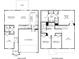 Detailed floor plan showcasing the layout of the home's first and second floors at 1210 Morehead Dr, Salisbury, NC 28144