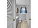 Neutral bathroom features a single sink vanity and shower/tub combo at 133 Jo Monni Loop, Statesville, NC 28625