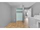 This laundry room features a closet with plenty of room for storage at 133 Jo Monni Loop, Statesville, NC 28625