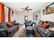 Inviting living room with a neutral color palette, creating a warm and welcoming atmosphere at 1406 W Walnut Ave, Gastonia, NC 28052