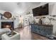 Comfortable living room with fireplace and open layout at 1759 Nw Pipers Ridge Cir, Conover, NC 28613