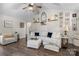 Bright living room featuring a vaulted ceiling and stylish furnishings at 1759 Nw Pipers Ridge Cir, Conover, NC 28613