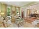 Cozy living room with hardwood floors, natural light, and access to dining room at 2129 Halford Pl, Charlotte, NC 28211