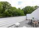 Roof deck featuring comfortable outdoor seating and a view of surrounding trees at 2254 Electric Ln, Charlotte, NC 28205