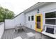 Roof deck featuring comfortable outdoor seating and a view of surrounding trees at 2254 Electric Ln, Charlotte, NC 28205