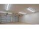 Spacious garage featuring neutral walls, sealed floor and two doors at 300 Hugh Crocker Rd, Matthews, NC 28104