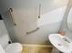 Accessible bathroom featuring safety grab bars and a modern sink at 4698 Hannah Dr, Rock Hill, SC 29732