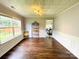 Spacious living room featuring hardwood floors and decorative ceiling at 4698 Hannah Dr, Rock Hill, SC 29732