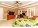 Comfortable bedroom with natural light, wood furniture, and a spacious layout, perfect for relaxation and productivity at 532 Wilmslow Rd, Rock Hill, SC 29730