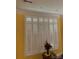 Elegant window adorned with classic white shutters, offering both style and light control at 532 Wilmslow Rd, Rock Hill, SC 29730