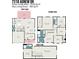 Detailed floor plan showcasing the layout of this spacious 3,310 square foot home on multiple floors at 7318 Agnew Dr, Charlotte, NC 28278