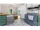 Kitchen featuring stainless dishwasher, vintage gas range, and a butcher block breakfast bar at 851 Gist Rd, Rock Hill, SC 29732