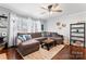 Cozy living room showcases a comfortable sectional sofa, hardwood floors, and natural light at 851 Gist Rd, Rock Hill, SC 29732