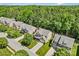 An aerial view showcases the neighborhood with tree-lined streets and well-maintained homes at 9075 Blue Ridge Dr, Indian Land, SC 29707