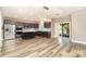 Open kitchen featuring stainless steel appliances and glass patio doors at 11109 Amur Ct, Charlotte, NC 28262