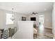 Upstairs living area features hardwood floors and modern decor at 1121 Freeman View Dr, Albemarle, NC 28001