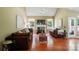 Spacious living room with hardwood floors and fireplace at 14402 Asheton Creek Dr, Charlotte, NC 28273