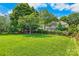 The expansive back yard is perfect for outdoor activities and includes a classic fence providing both privacy and charm at 14426 Harvington Dr, Huntersville, NC 28078