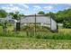 Exterior of a greenhouse in a field, showcasing potential for gardening and plant cultivation at 1687 Windy Hill Ln, Great Falls, SC 29055